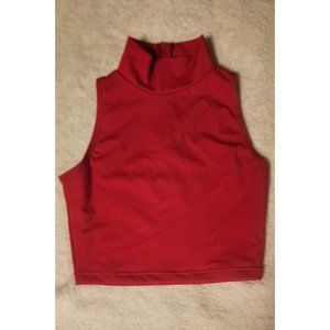 balera sleeveless top 1/2 zip on back size SA small adult leotard costume dance